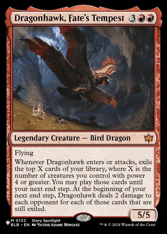 Dragonhawk, Fate's Tempest [The List]