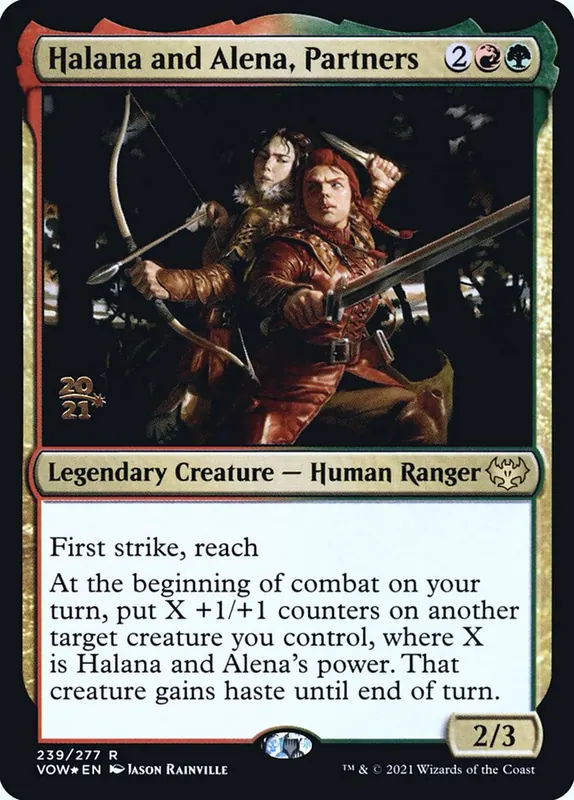 Halana and Alena, Partners [Innistrad: Crimson Vow Promos]