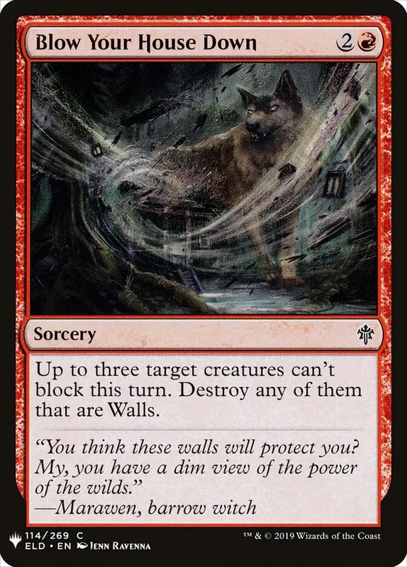 Blow Your House Down [The List]