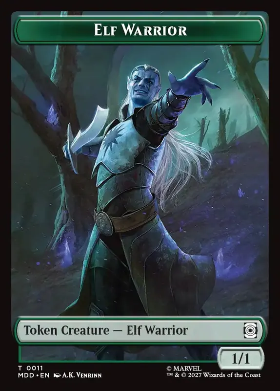 Elf Warrior [Marvel: Darkhold Destiny Tokens]