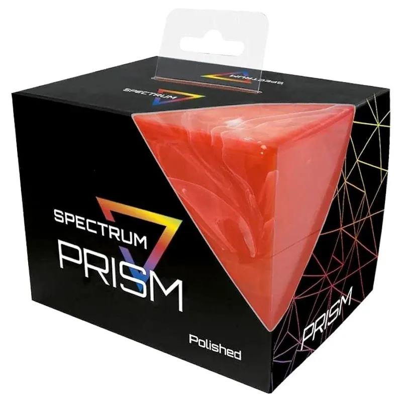 Bcw Deck Case Prism- Carnelian Red