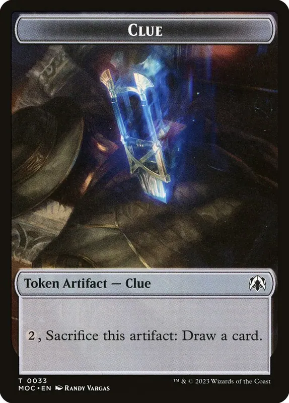 Clue [March of the Machine Commander Tokens]