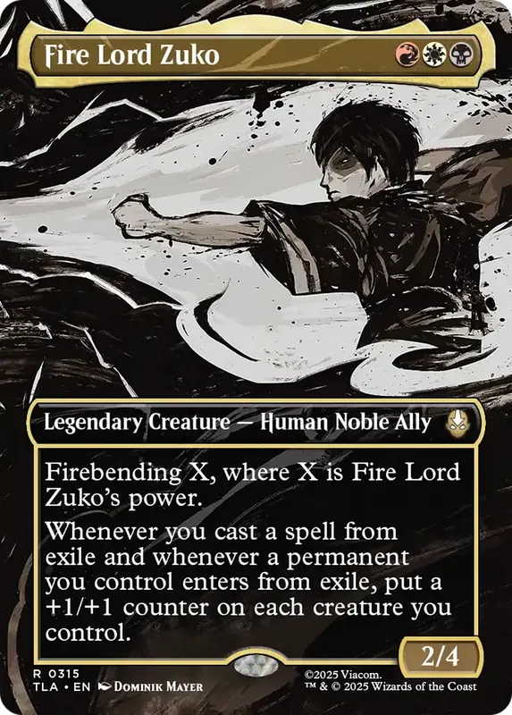Fire Lord Zuko (Borderless) [Avatar: The Last Airbender]