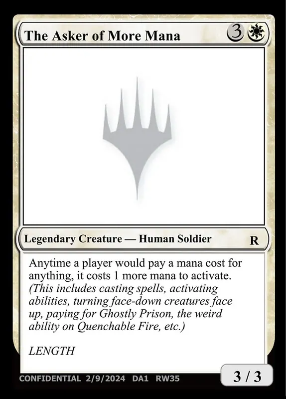 The Asker of More Mana [Unknown Event]