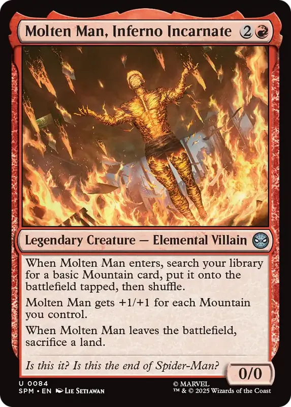 Molten Man, Inferno Incarnate [Marvel's Spider-Man]