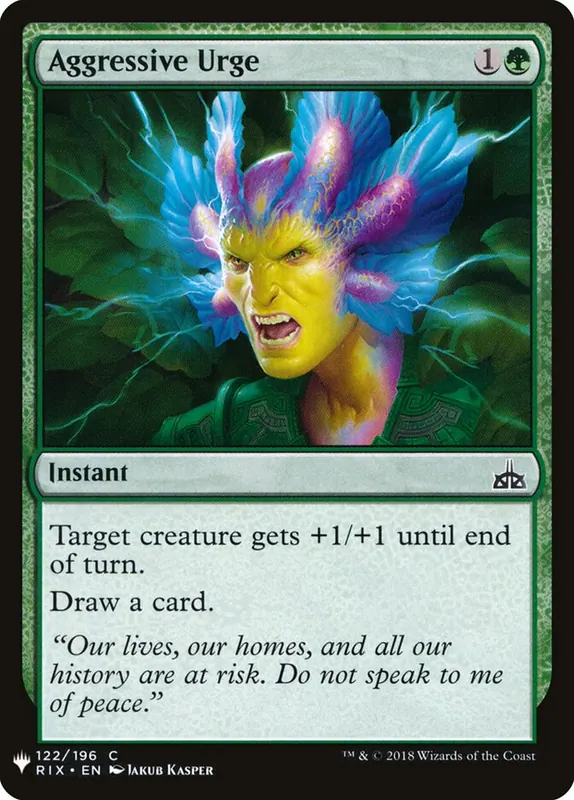 Aggressive Urge [The List]