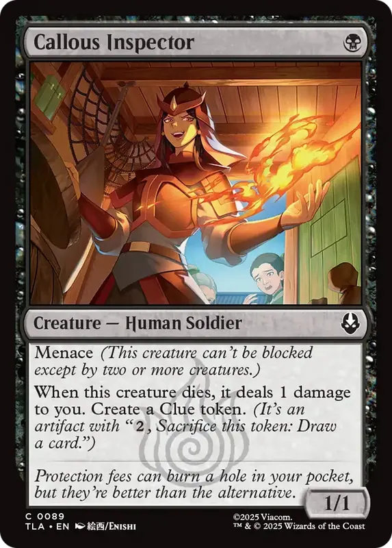 Callous Inspector [Avatar: The Last Airbender]