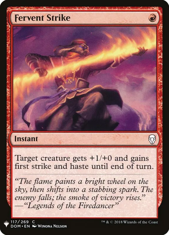 Fervent Strike [The List]
