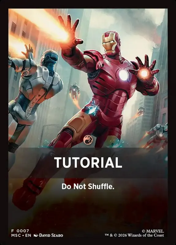 Tutorial [Marvel Super Heroes Jumpstart Front Cards]