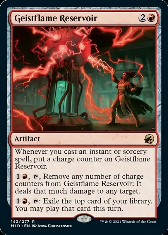 Geistflame Reservoir - Español [Innistrad: Midnight Hunt]