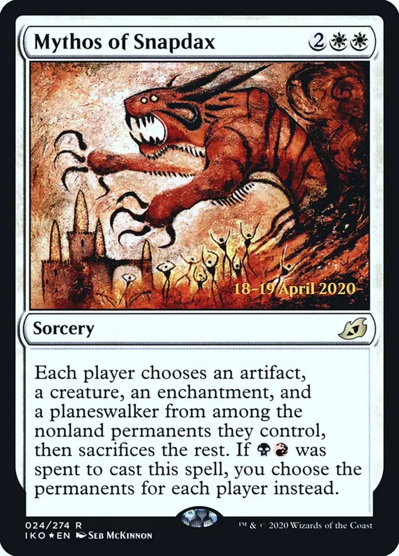 Mythos of Snapdax [Ikoria: Lair of Behemoths Promos]