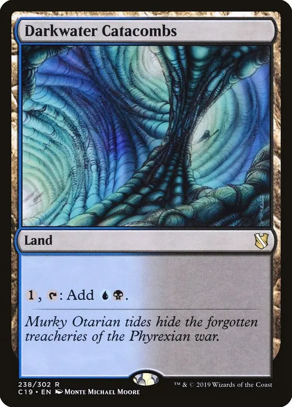 Darkwater Catacombs [Commander 2019] - Español