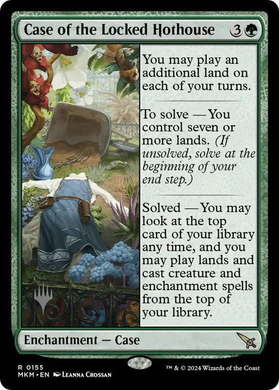 Case of the Locked Hothouse (Promo Pack) - Español [Murders at Karlov Manor Promos]