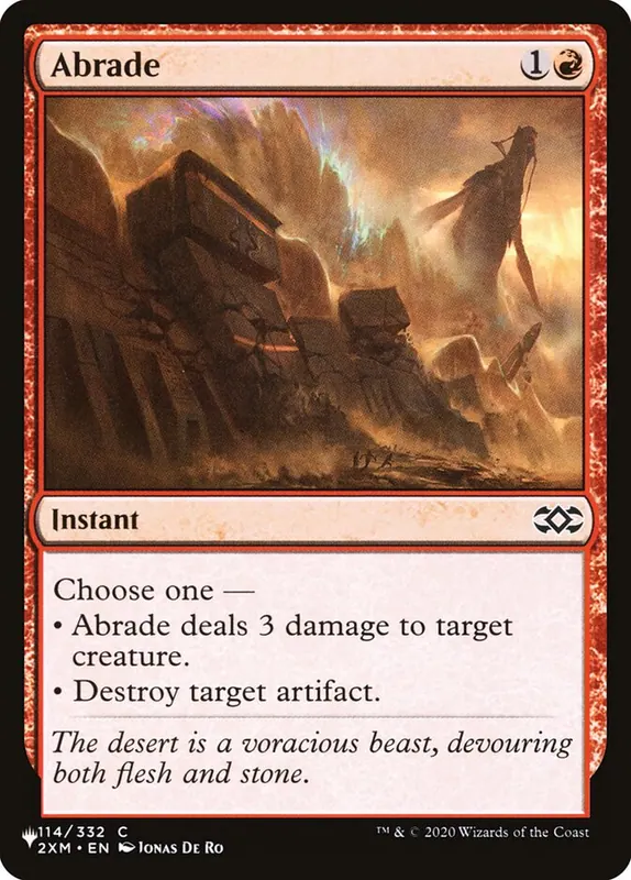 Abrade [The List]
