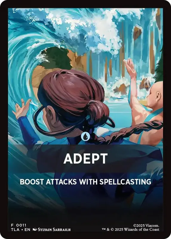 Adept Theme Card [Avatar: The Last Airbender Tokens]