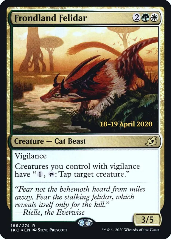 Frondland Felidar [Ikoria: Lair of Behemoths Promos]