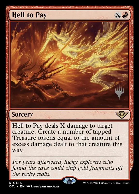 Hell to Pay [Outlaws of Thunder Junction Promos]