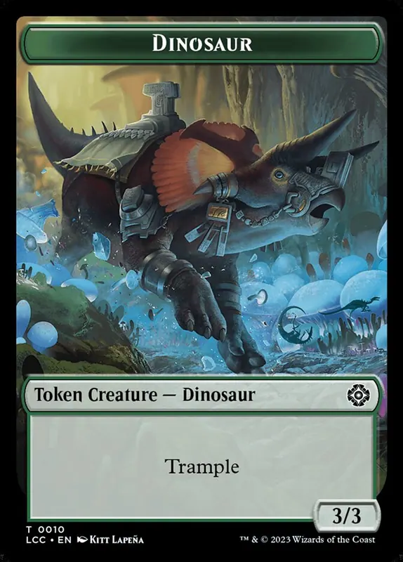 Dinosaur [The Lost Caverns of Ixalan Commander Tokens]