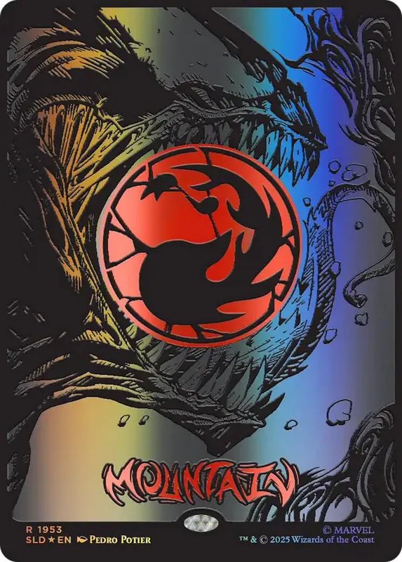 Mountain (1953) (Raised Foil) [Secret Lair Drop Series]