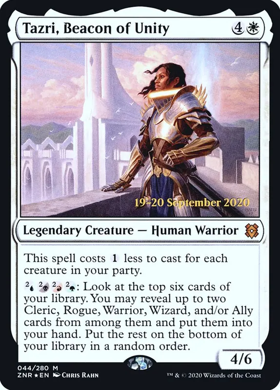 Tazri, Beacon of Unity [Zendikar Rising Promos]