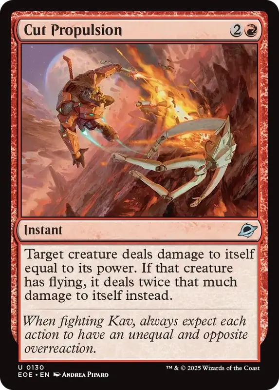 Cut Propulsion [Edge of Eternities]