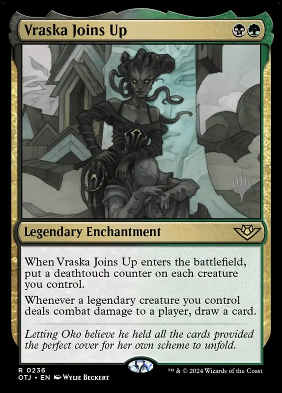 Vraska Joins Up [Outlaws of Thunder Junction Promos]