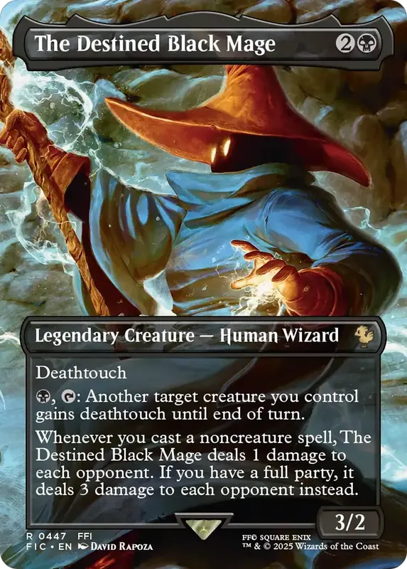 The Destined Black Mage (Borderless) [FINAL FANTASY Commander]