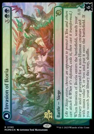 Invasion of Ikoria // Zilortha, Apex of Ikoria [March of the Machine Prerelease Promos] - Español