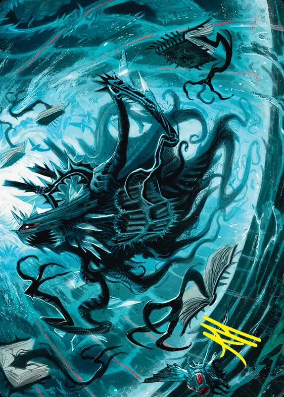 Overlord of the Floodpits // Overlord of the Floodpits [Duskmourn: House of Horror Art Series]