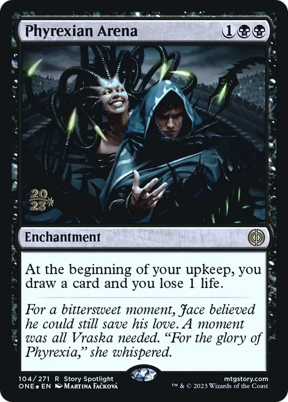 Phyrexian Arena - Español [Phyrexia: All Will Be One Prerelease Promos]
