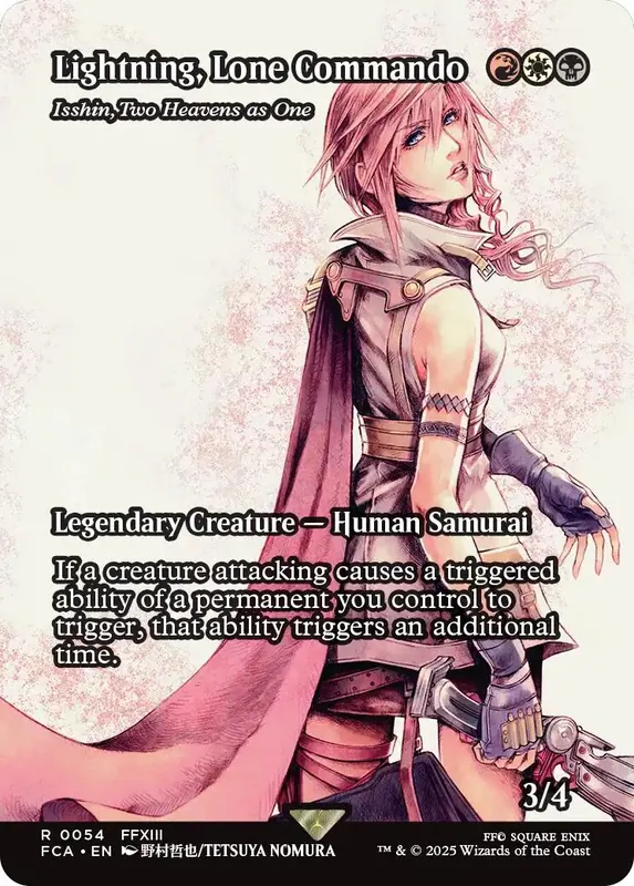 Lightning, Lone Commando - Isshin, Two Heavens as One (Showcase) [FINAL FANTASY : Through the Ages]