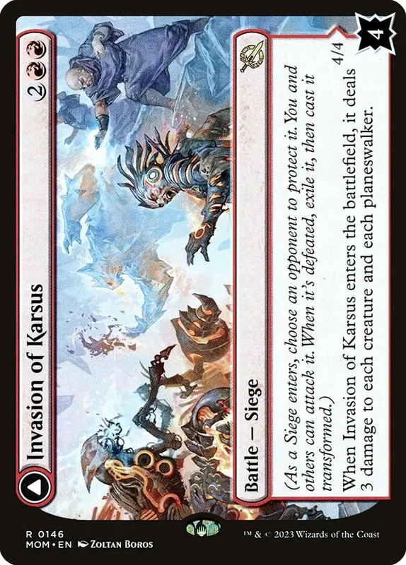 Invasion of Karsus // Refraction Elemental [March of the Machine Promos]
