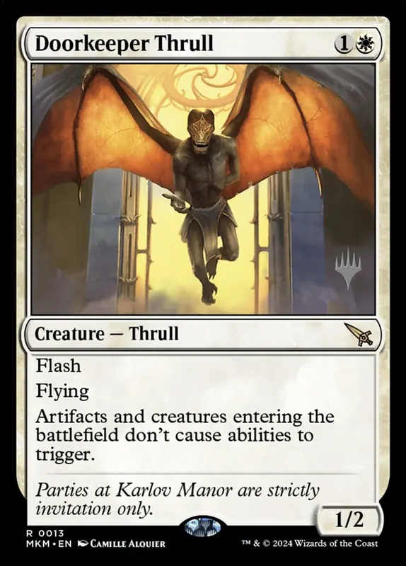 Doorkeeper Thrull [Murders at Karlov Manor Promos]