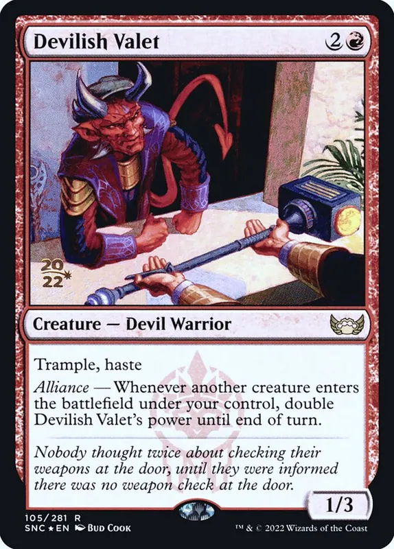 Devilish Valet [Streets of New Capenna Promos]