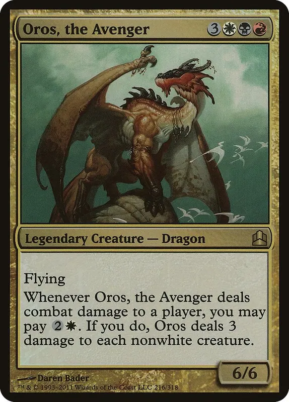 Oros, the Avenger [Commander 2011 Oversized]