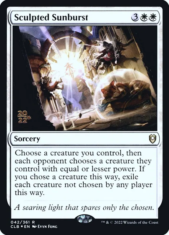 Sculpted Sunburst [Battle for Baldur's Gate Promos]