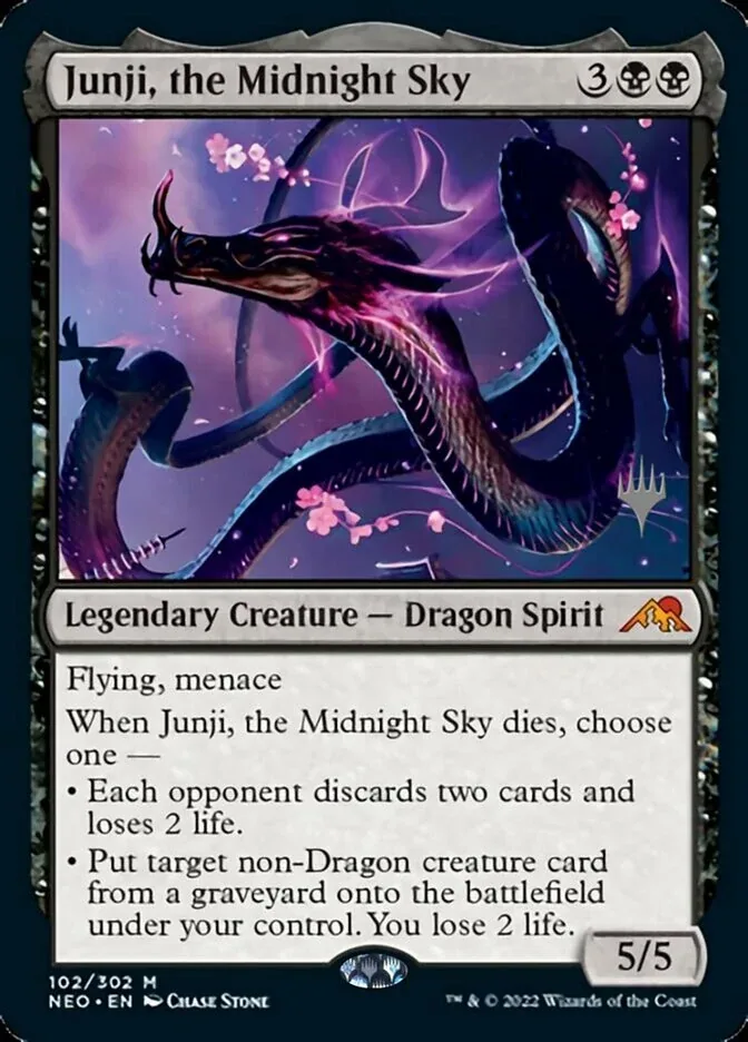 Junji, the Midnight Sky (Promo Pack) - Español [Kamigawa: Neon Dynasty Promos]