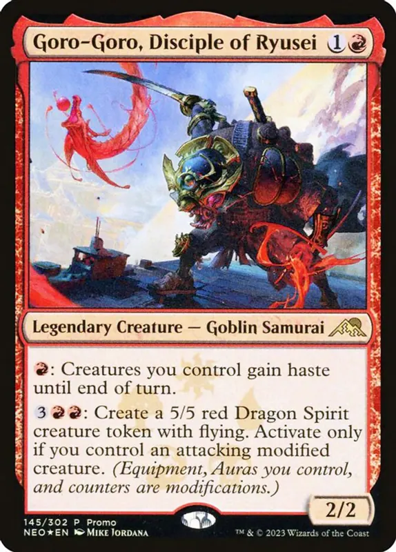 Goro-Goro, Disciple of Ryusei [Kamigawa: Neon Dynasty Promos]