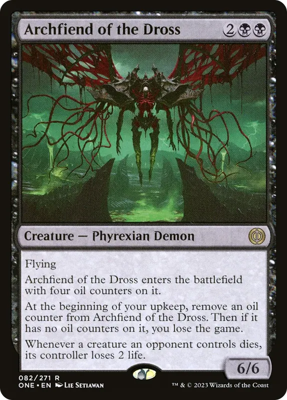 Archfiend of the Dross [Phyrexia: All Will Be One] - Español