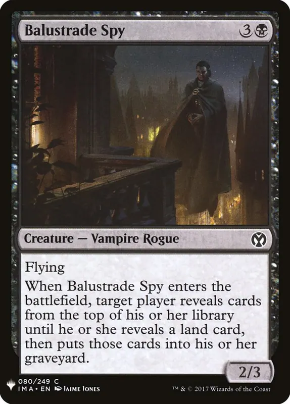 Balustrade Spy [The List]