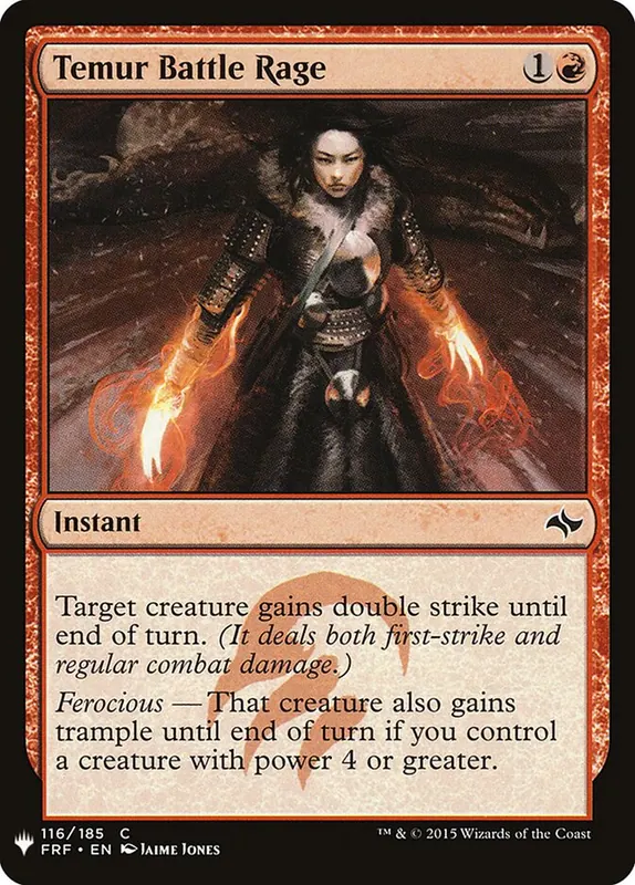 Temur Battle Rage [The List]