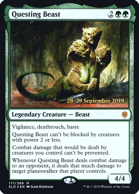 Questing Beast [Throne of Eldraine Promos]