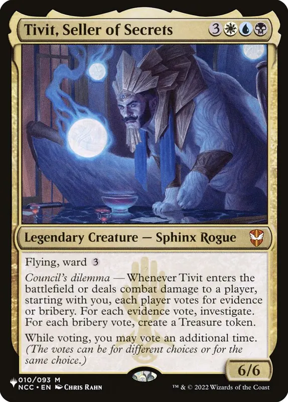Tivit, Seller of Secrets [The List]