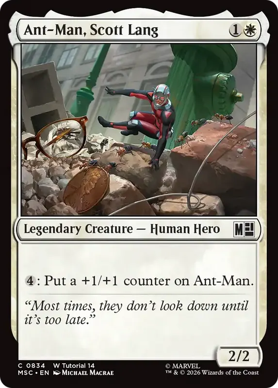 Ant-Man, Scott Lang (0834) [Marvel Super Heroes Commander]