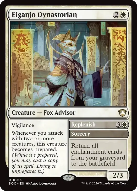 Eiganjo Dynastorian [Secrets of Strixhaven Commander]