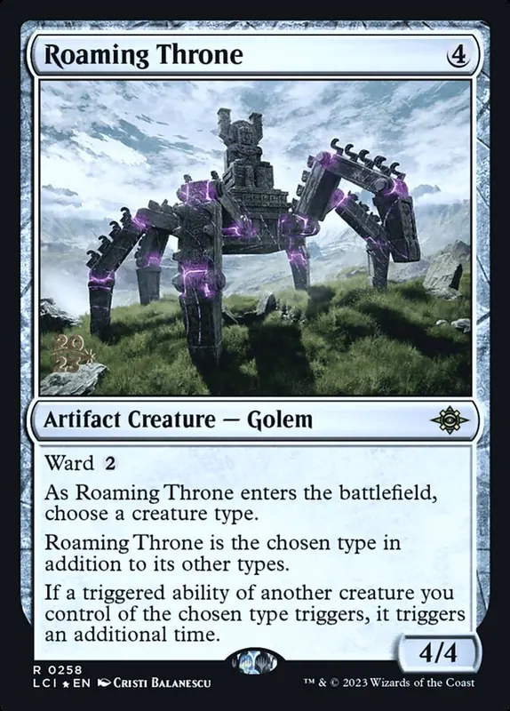 Roaming Throne [The Lost Caverns of Ixalan Promos]