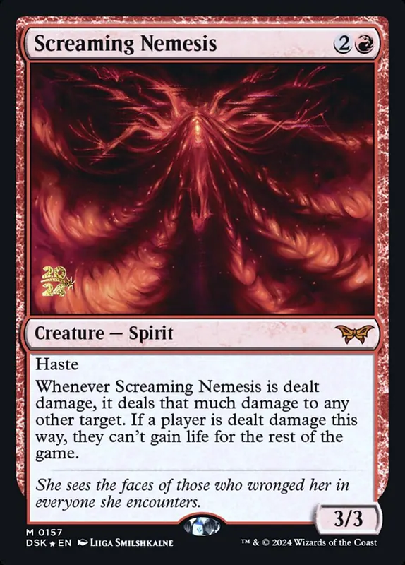 Screaming Nemesis [Duskmourn: House of Horror Promos]