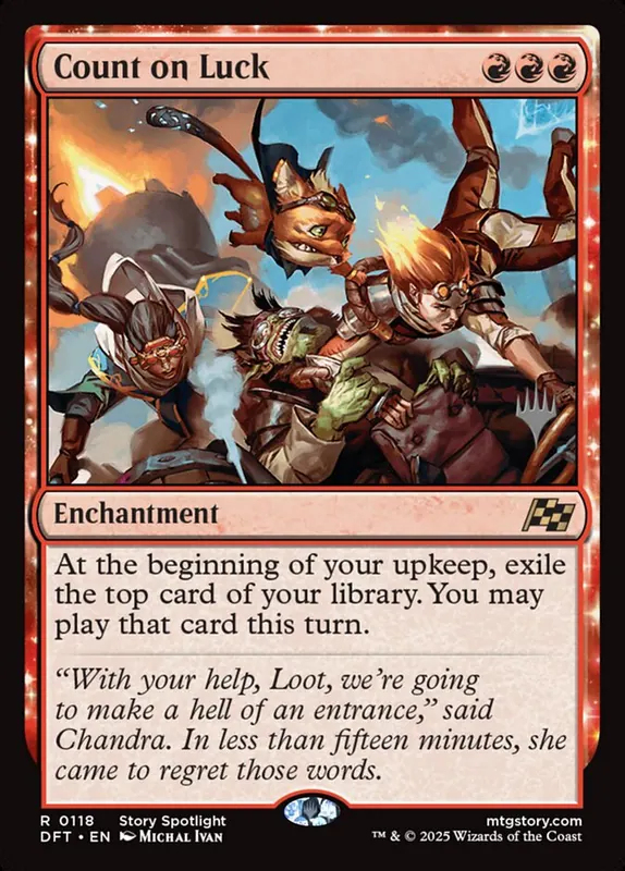 Count on Luck [Aetherdrift Promos]