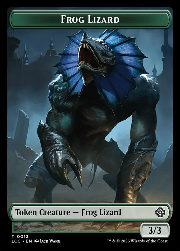 Frog Lizard [The Lost Caverns of Ixalan Commander Tokens]