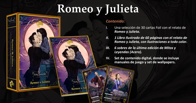 TINTA INMORTAL ROMEO Y JULIETA